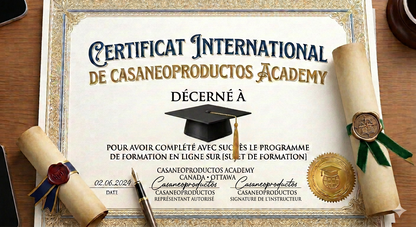 CERTIFICAT INTERNATIONAL